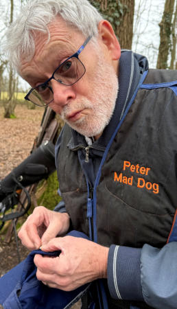 Tyler watering the plants